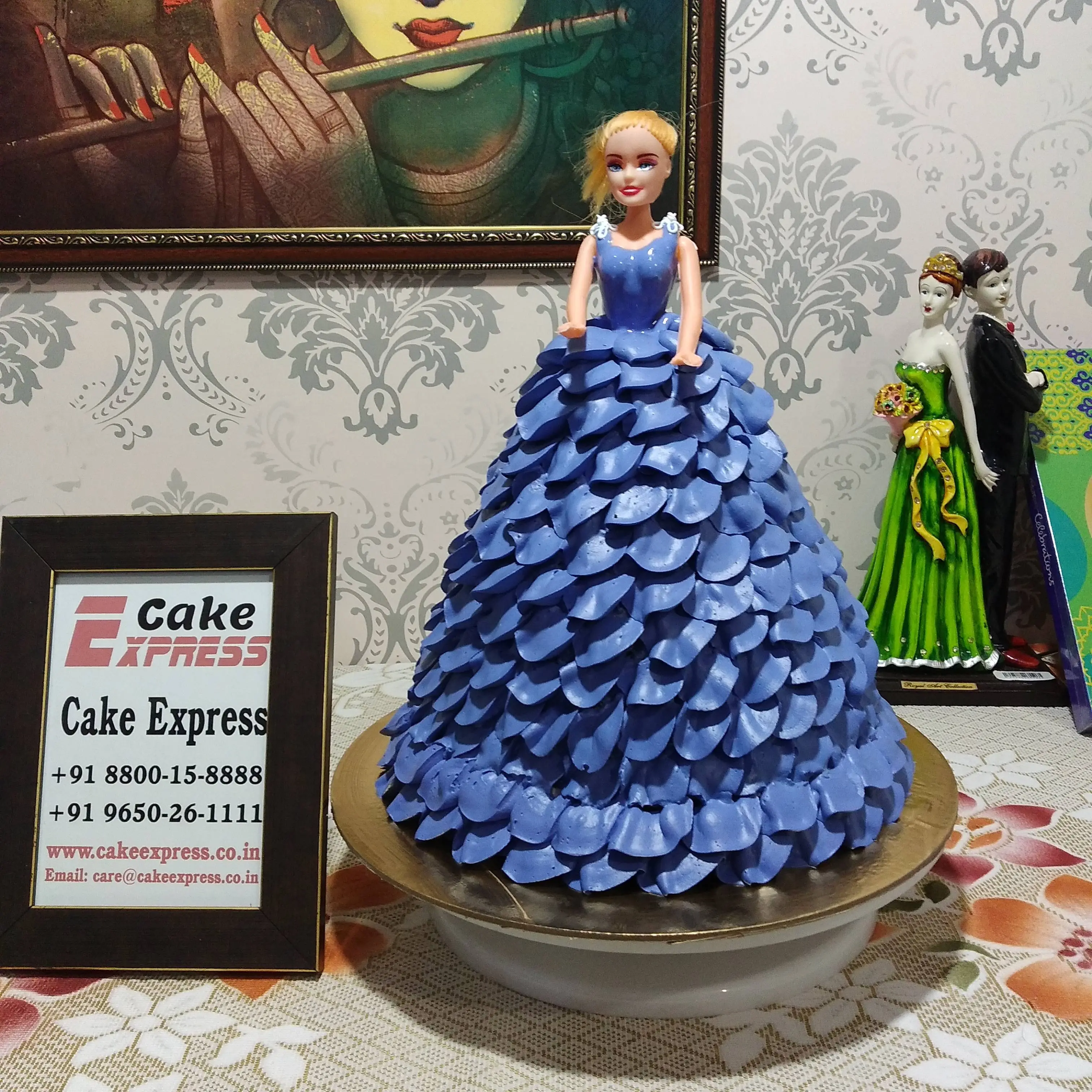 Purple Barbie Doll Cake - CE-01667 | Cake Express Noida Purple Barbie Doll Cake - CE-01667 | Cake Express Noida