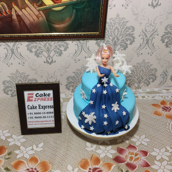 Princess Elsa Theme Birthday Cake Princess Elsa Theme Birthday Cake
