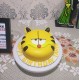 Garfield Cat Face Designer Cake Delivery in Noida