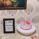Disney Minnie Mouse Round Photo Cake Delivery in Noida