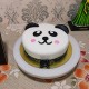 Cute Panda Face Designer Cake Delivery in Noida