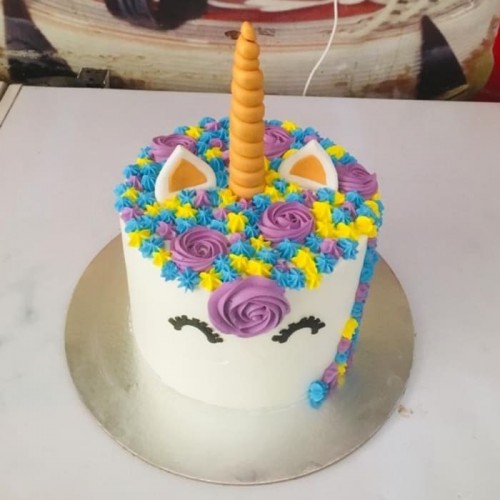 Unicorn Theme Customized Birthday Cake Delivery in Noida