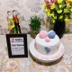 Knitting Theme Birthday Cake in Noida