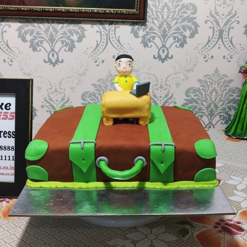 Workaholic Designer Fondant Cake in Noida
