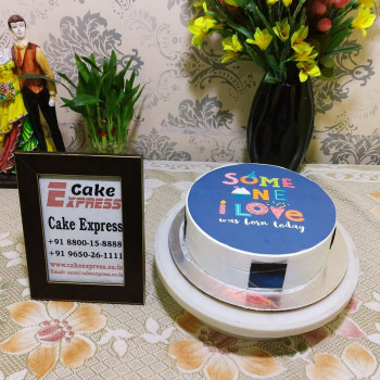 Someone I Love Photo Cake