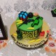 PUBG Battlefield Fondant Cake Delivery in Noida
