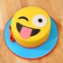 Naughty Wink Emoji Fondant Cake