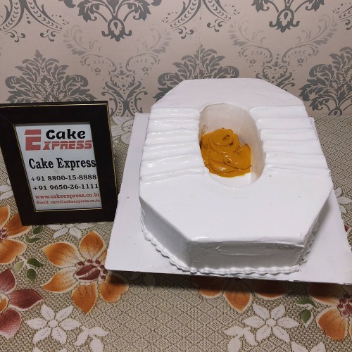Toilet Sheet Shaped Cake Delivery in Noida