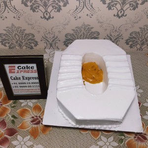 Dads 70Th B-Day Toilet Cake - CakeCentral.com