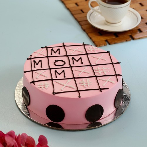 Tic Tac Toe Cake For Mom Delivery in Noida