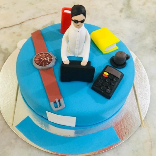Accountant Guy Birthday Cake Delivery in Noida
