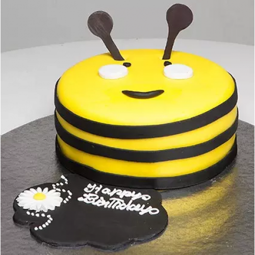 Bumblebee Fondant Cake Delivery in Noida
