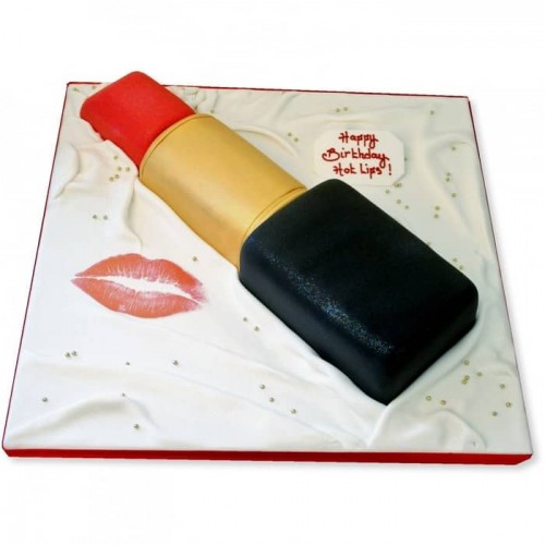 Hot Lips Fondant Cake Delivery in Noida