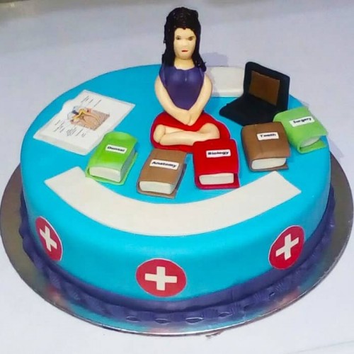 Medical Student Theme Cake Delivery in Noida