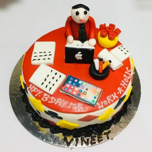 Office Guy Theme Cake Delivery in Noida