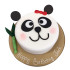 Panda Party Fondant Cake