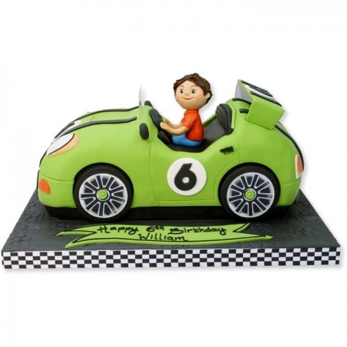 Rally Boy Fondant Cake Delivery in Noida