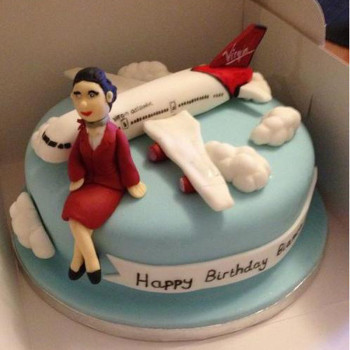 Air Hostess Themed Cake Air Hostess Themed Cake