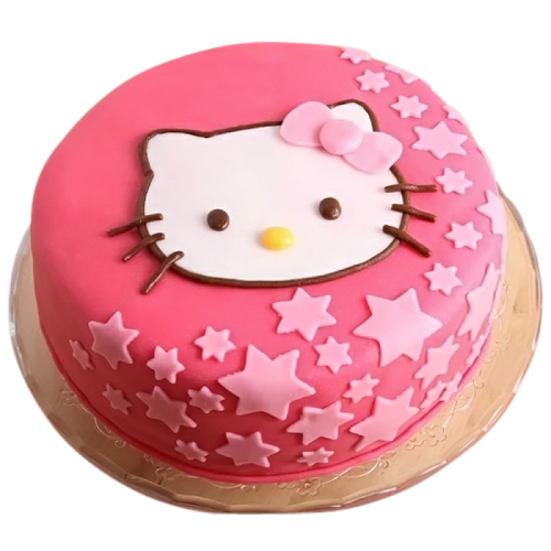 Cute Hello Kitty Birthday Cake Delivery in Noida