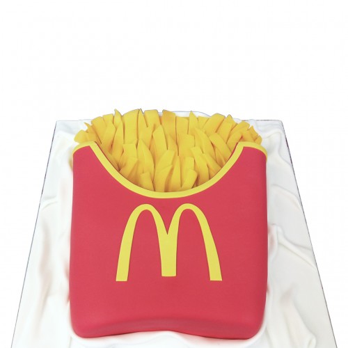 McDonald's Fries Fondant Cake Delivery in Noida