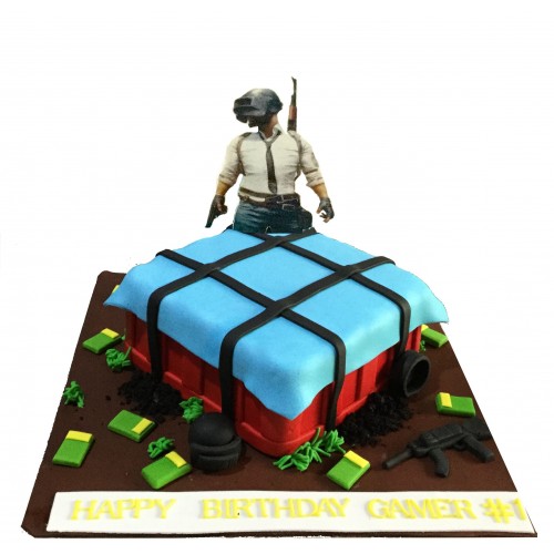PUBG Gamer #1 Birthday Cake Delivery in Noida