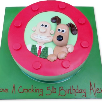 Wallace and Gromit Fondant Cake Wallace and Gromit Fondant Cake