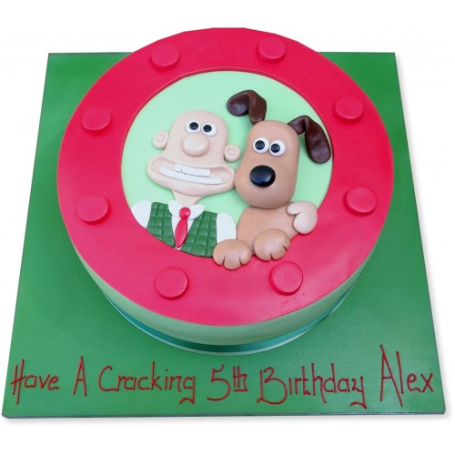 Wallace and Gromit Fondant Cake Delivery in Noida