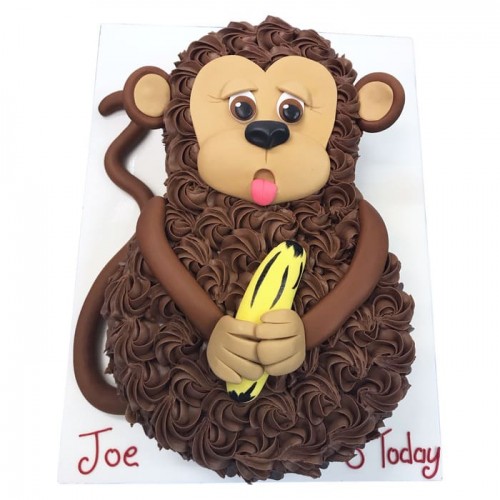 Smaller Party Monkey Cake Delivery in Noida