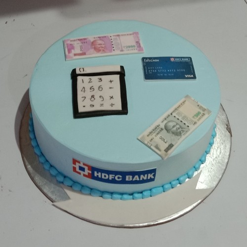 Bank Employee Theme Cake Delivery in Noida
