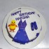 Blue Gown Dress Theme Fondant Cake