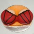 Boobs in Red Bra Fondant Cake