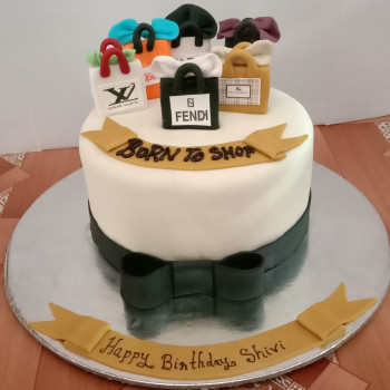 Born to Shop Designer Cake