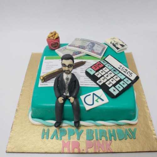 Chartered Accountant Customized Cake Delivery in Noida