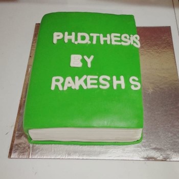 Green Book Fondant Cake Green Book Fondant Cake