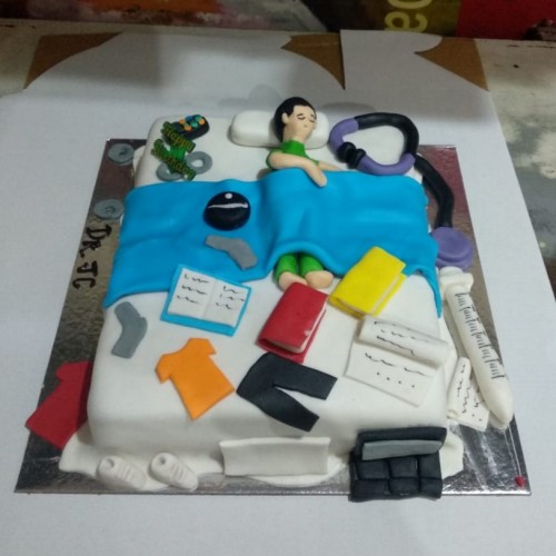 Lazy Bum Fondant Cake Delivery in Noida