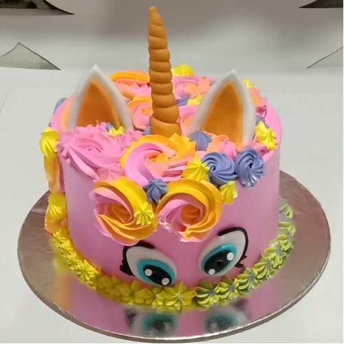 Pink Unicorn Birthday Cake Delivery in Noida