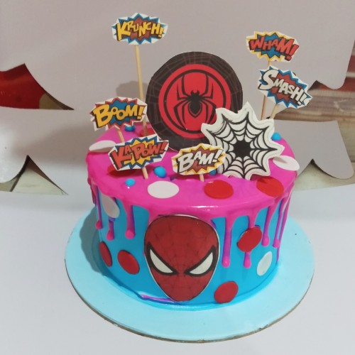 Spiderman Designer Pineapple Cream Cake Delivery in Noida