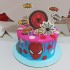 Spiderman Designer Pineapple Cream Cake