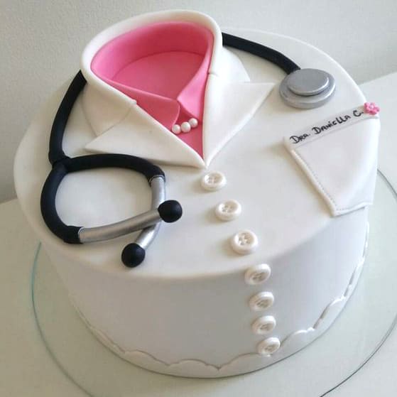 Happy Birthday Cake For Surgeon With Name On It