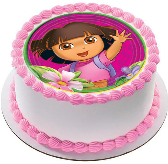 Send Happy Dora Photo Cake Gifts To varanasi