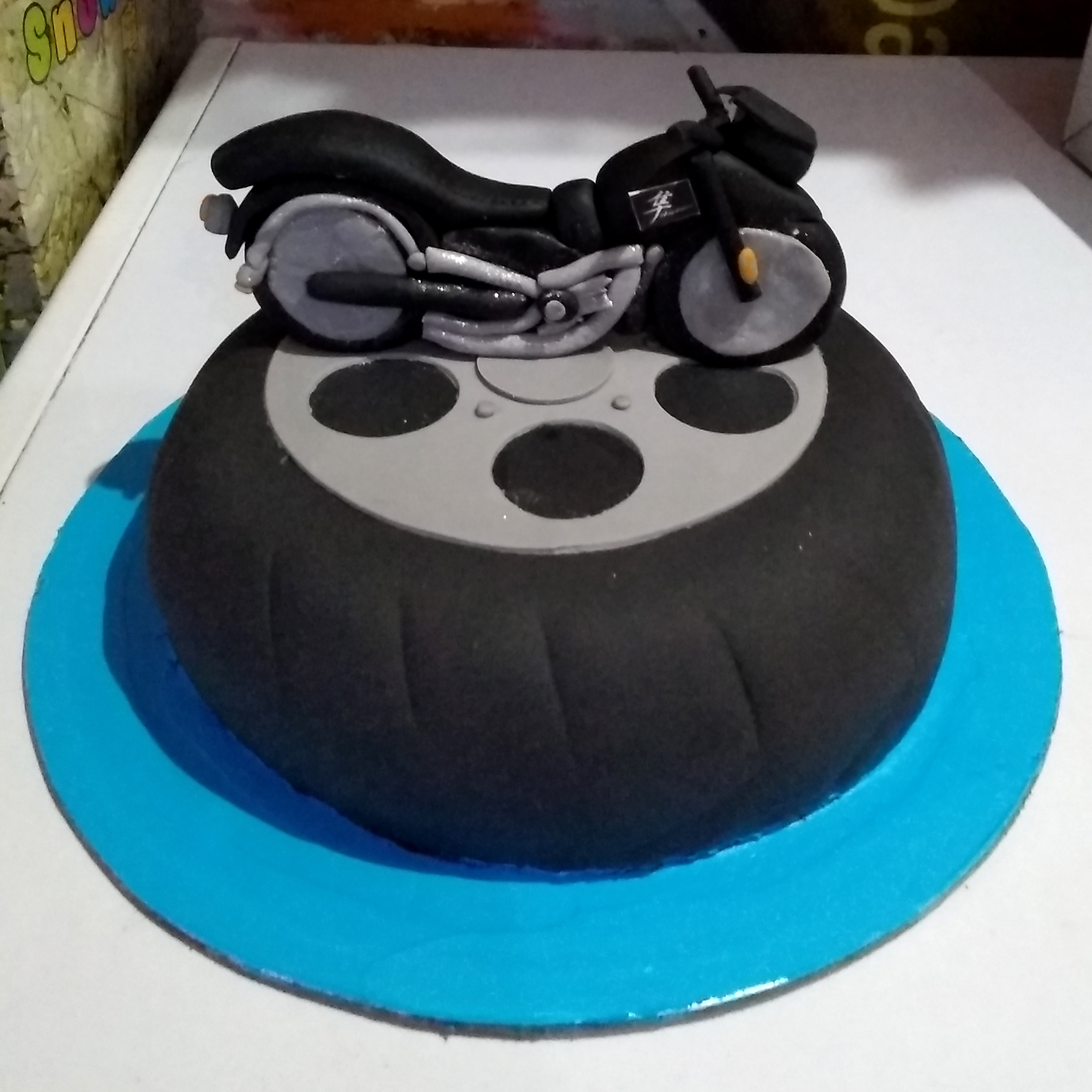 Buy online egg-less Bicycle Theme Cake
